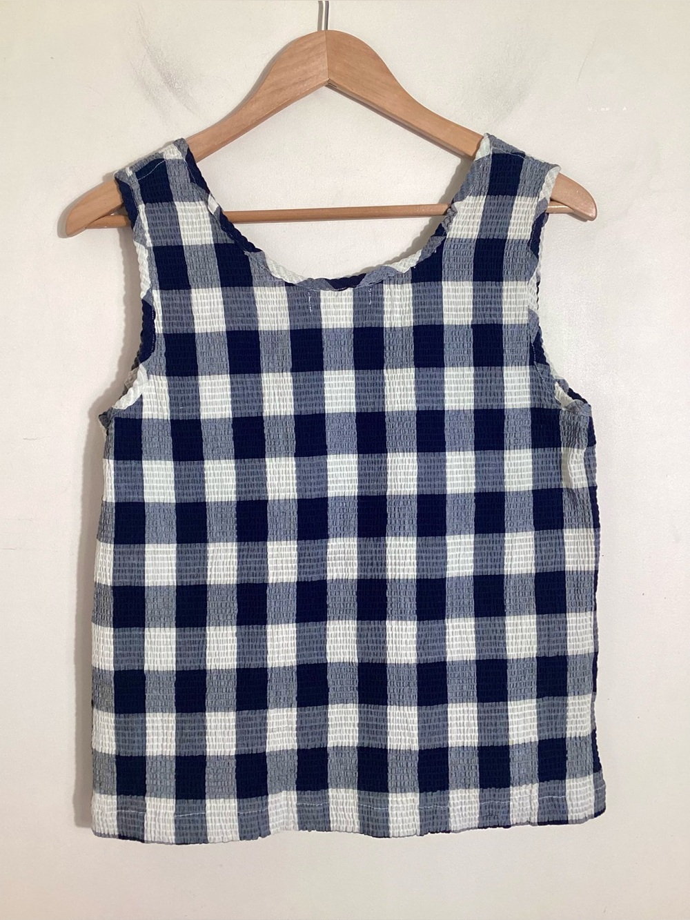 Dressbarn Vtg Gingham Tank Size 14/16 - Picture 3 of 12